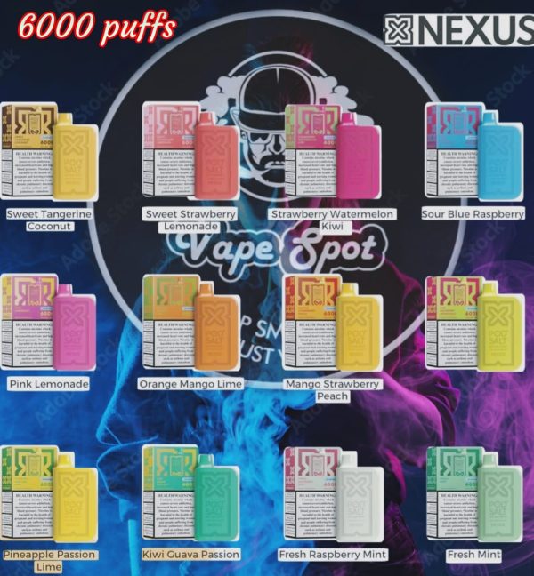 NEXUS 6000 PUFFS 20MG DISPOSABLE VAPE - Image 2